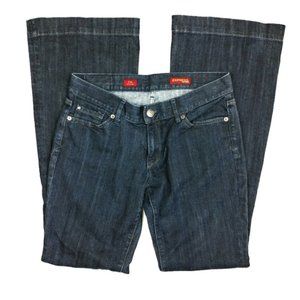 Express Jeans Eva Fit & Flare Wide Leg Sz 6L D09